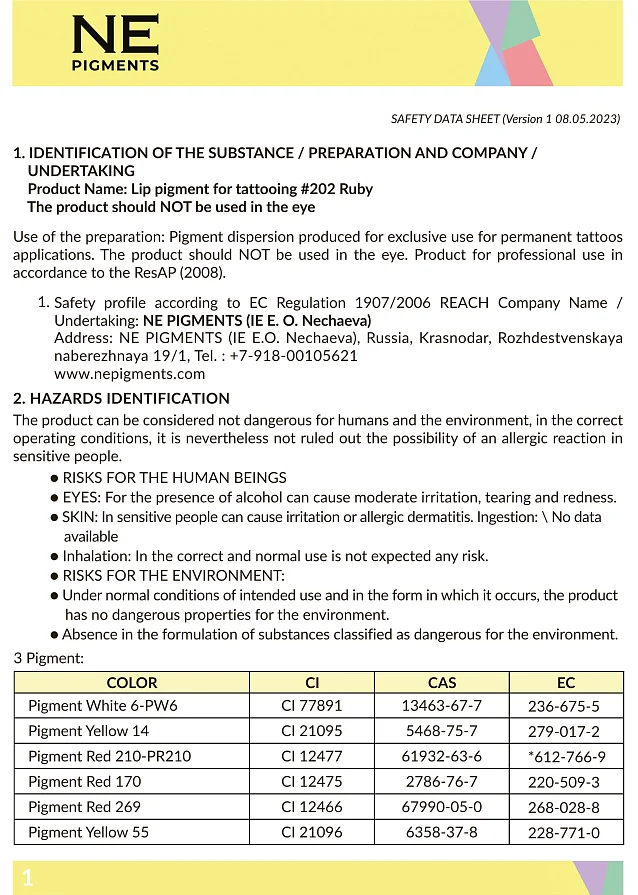 MSDS 202